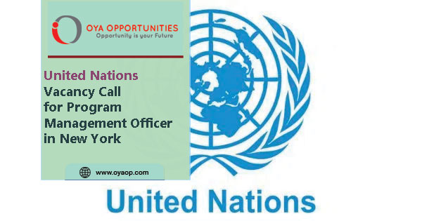 United Nations Vacancy Call for Program Management Officer in New York