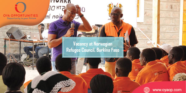 Vacancy at Norwegian Refugee Council, Burkina Faso