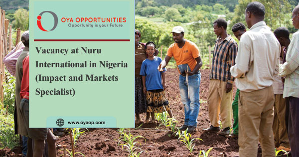 Vacancy at Nuru International in Nigeria