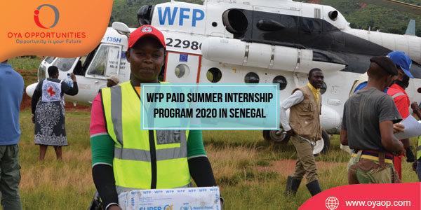WFP Paid Summer Internship Program 2020 in Senegal