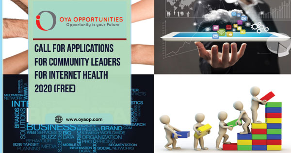 Call For Applications For Community Leaders For Internet Health 2020