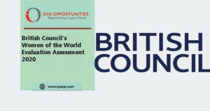 British Council's Women of the World evaluation Assessment 2020