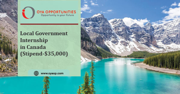 Local Government Internship in Canada (Stipend- $35,000)
