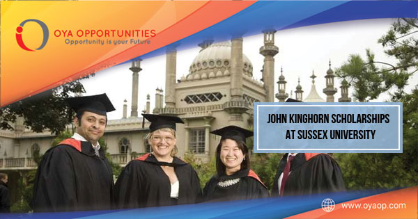 John Kinghorn scholarships at Sussex University