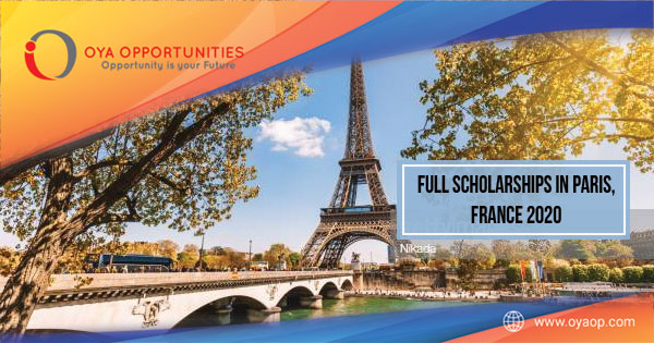Full Scholarships in Paris, France 2020