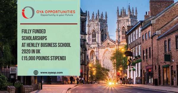 Call for scholarships at Henley Business school