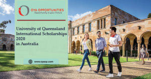 University of Queensland International Scholarships 2020 in Australia