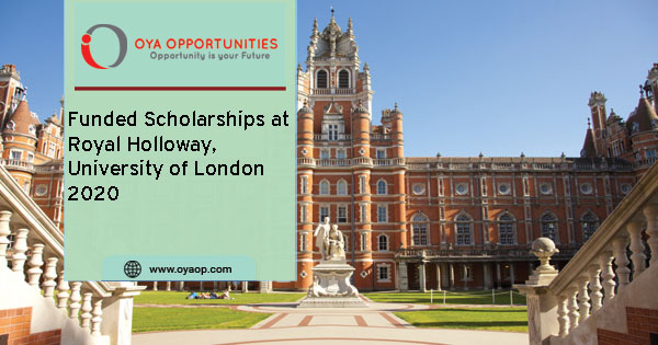 Funded scholarships at Royal Holloway