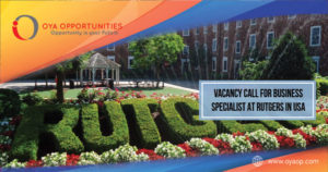 Vacancy Call For Business Specialist At Rutgers In USA