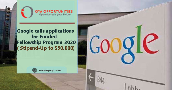 Google fellowship Program 2020