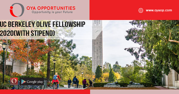 UC Berkeley Olive Fellowship 2020(with stipend)