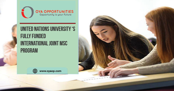 UN University Calls For International MSc Program