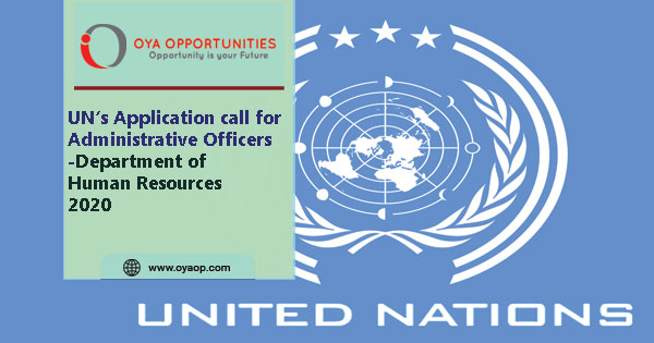 UN calls applications for Administrative Officer-Department of Human Resources