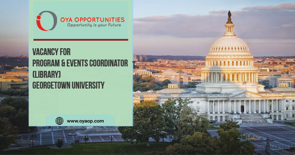 Program & Events Coordinator, Library - Georgetown University