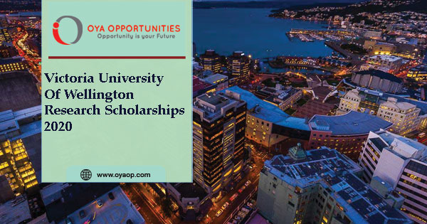 Victoria University of Wellington Research Scholarship 2020