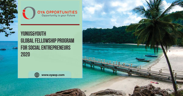 Yunus&Youth Global Fellowship Program for Social Entrepreneurs 2020