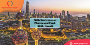 728th Conference on Pharma and Food, 2020, Kuwait