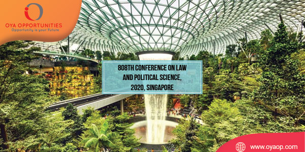 808th Conference on Law and Political Science, 2020, Singapore