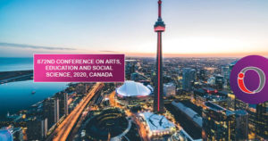 872nd Conference on Arts, Education and Social Science, 2020, Canada