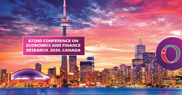 872nd Conference on Economics and Finance Research, 2020, Canada