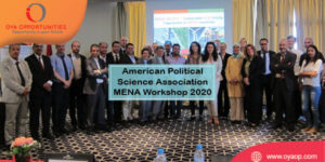 American Political Science Association MENA Workshop 2020 (fully-funded)