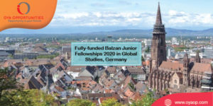 Balzan Junior Fellowships 2020 in Global Studies