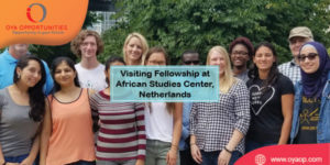 Fully-funded Visiting Fellowship at African Studies Center Leiden, Netherlands