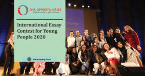 International Essay Contest for Young People 2020