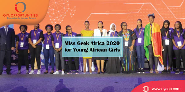 Miss Geek Africa 2020 for Young Girls from Africa