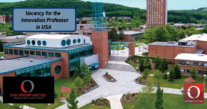 Vacancy for the Innovation Professor in the USA at Binghamton University