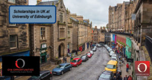 Andrew Grant Scholarships, UK-Edinburgh University