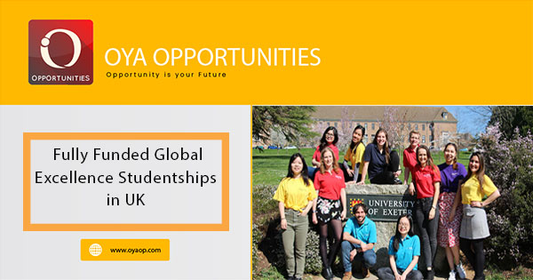 Global Excellence Studentship 2020 in UK