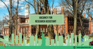 Vacancy for Research Assistant at Harvard University