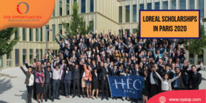 LOreal Scholarships in Paris 2020