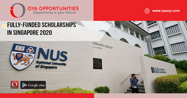 Fully-Funded scholarships in Singapore 2020