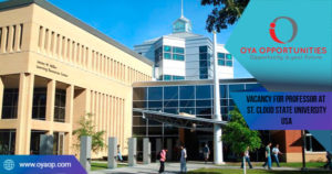 Vacancy for Professor at St. Cloud State University