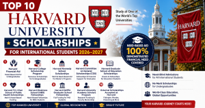 Top 10 Harvard University Scholarships for International Students (2026–2027)