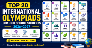 Top 20 International Olympiads for High School Students in 2026–2027