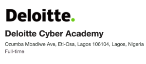 Deloitte Cyber Academy 2026 (Paid Cybersecurity Training Program)
