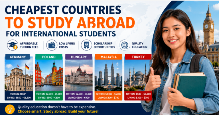 Cheapest Countries to Study Abroad for International Students in 2027