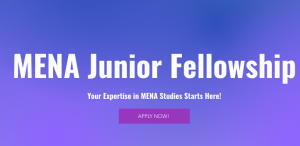 MENA Junior Fellowship 2026–2027 | Research Fellowship for Early-Career Scholars
