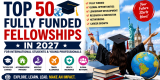 Top 50 Fully Funded Fellowships in 2027 for International Students and Young Professionals