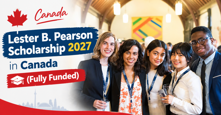 Lester B. Pearson Scholarship 2027 in Canada (Fully Funded)