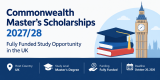 Commonwealth Scholarships 2027/28: Fully Funded