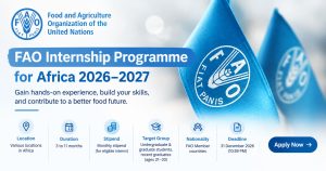 FAO Internship Programme 2027 (Paid)
