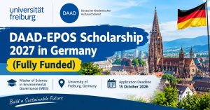 DAAD-EPOS Scholarship 2027 in Germany (Fully Funded)