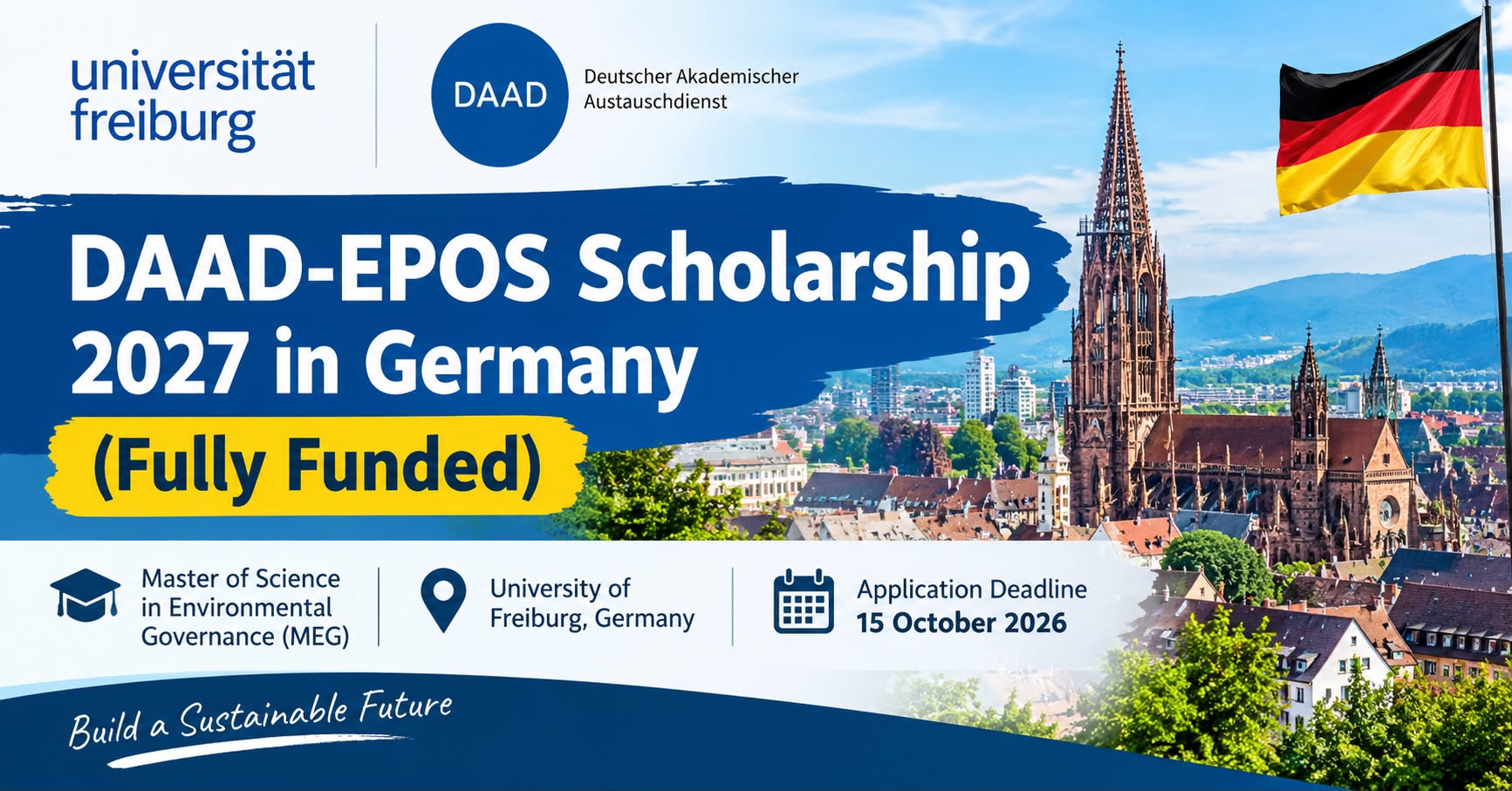 DAAD-EPOS Scholarship 2027 in Germany (Fully Funded)