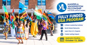 Mandela Washington Fellowship 2027 - Fully Funded USA