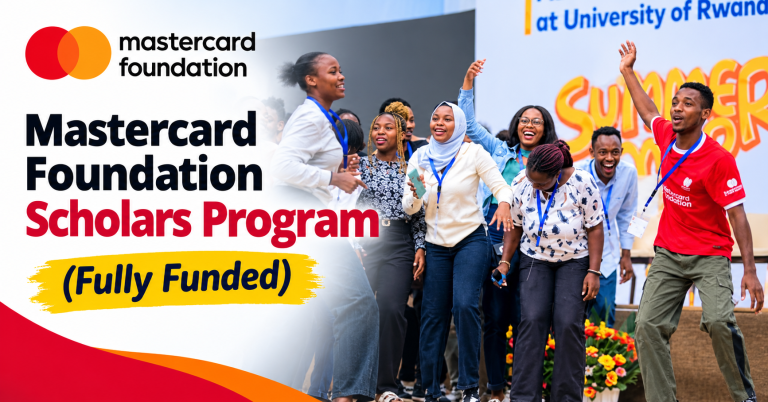 Mastercard Foundation Scholars Program 2027 (Fully Funded)