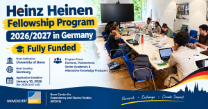 Heinz Heinen Fellowship Program 2026/2027 in Germany – Fully Funded